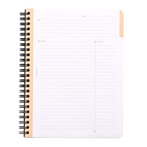 Rhodia Efficient Meeting Notebook, Black 8.25" x 6.25"