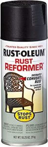 rust-oleum 215215 stops rust rust reformer spray, 10.25 oz, black