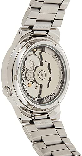 SEIKO Men's SNKA01K1 5 Automatic White Dial Stainless Steel Watch
