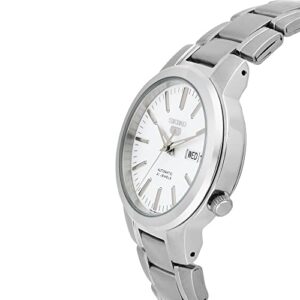 SEIKO Men's SNKA01K1 5 Automatic White Dial Stainless Steel Watch