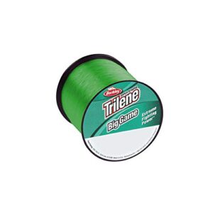 berkley trilene® big game™, green, 15lb | 6.8kg, 900yd | 822m monofilament fishing line, suitable for saltwater and freshwater environments,coastal brown