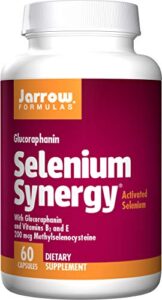 jarrow formulas selenium synergy, promotes antioxidant protection agains free radicals, 60 capsules (pack of 3)