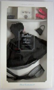 mattel barbie black enchantment fashion for silkstone dress 55500