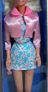 Fashion Avenue Blonde Doll Chic Barbie in Pink Satin