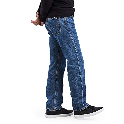 Levi's Men's 505 Regular Fit Jeans (Also Available in Big & Tall), Medium Stonewash, 32W x 32L