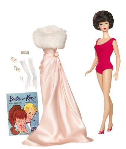 Barbie My Favorite Time Capsule 1962 Brunette Bubble Cut Doll