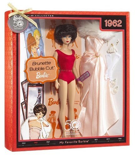 Barbie My Favorite Time Capsule 1962 Brunette Bubble Cut Doll