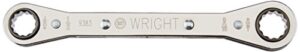 wright tool 9383 12 point nominal size ratcheting box wrench, 1/2" x 9/16"