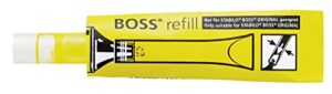 stabilo boss original highlighter refill, yellow