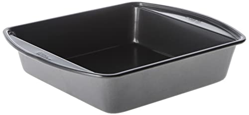 Wilton Perfect Results Premium Non-Stick Bakeware Square Cake Pan, Will Heat Evenly for Years of Quality Baking, 8-inches