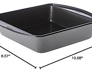 Wilton Perfect Results Premium Non-Stick Bakeware Square Cake Pan, Will Heat Evenly for Years of Quality Baking, 8-inches