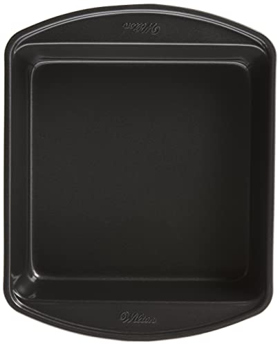 Wilton Perfect Results Premium Non-Stick Bakeware Square Cake Pan, Will Heat Evenly for Years of Quality Baking, 8-inches