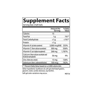 Carlson - ACES + Zn, Vitamins A, C, E + Selenium & Zinc, Cellular Health & Immune Support, Antioxidant, 120 Softgels