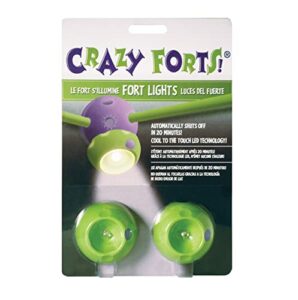 crazy forts! fort lights, green, 9'' w x 6'' h x 2'' d