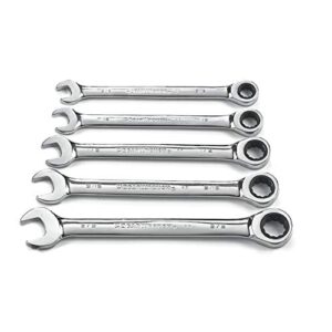 gearwrench 5 pc. 12 pt. ratcheting combination wrench set, sae - 93005