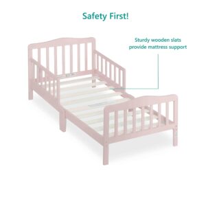 Dream On Me Classic Design Toddler Bed in Pink, Greenguard Gold Certified