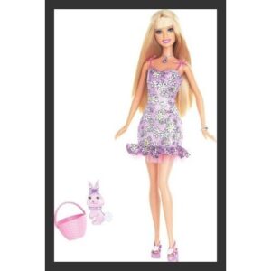 Easter Pretty Barbie Doll 2009 Mattel #N8170