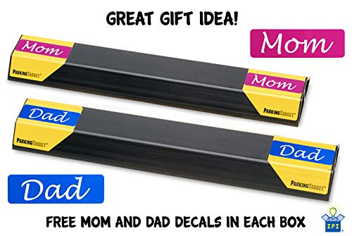 ipi-100 16" (1 Pack): Parking Aid, Heavy Duty, Easy to Install, Peel & Stick - Only 1 Needed per Vehicle– Mom and Dad and USA Decals Included – Great Gifts