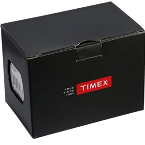 Timex Men's T2M932 South Street Sport Black/Silver-Tone Stainless Steel Expansion Band Watch