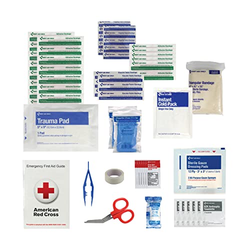 First Aid Only 6060 10-Person Emergency First Aid Kit for Office, Home, and Worksites, 57 Pieces