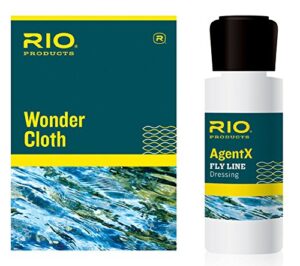 rio fly fishing agent-line cleaning kit, white