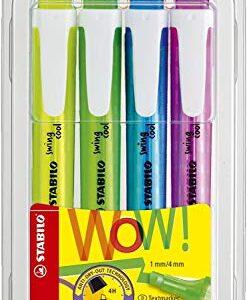 Stabilo swing cool highlighters - 4-pack