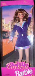 barbie doll redhead city style special edition doll by mattel