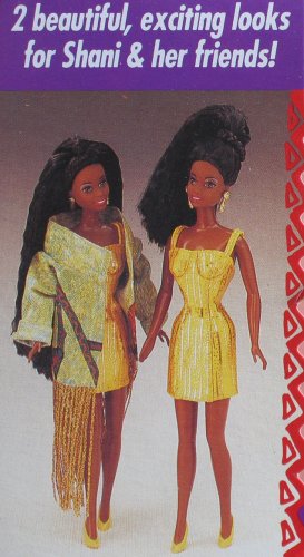 Shani Fashions Barbie Shimmery Gold Dress & More Designed for Fashion Model! (1991)