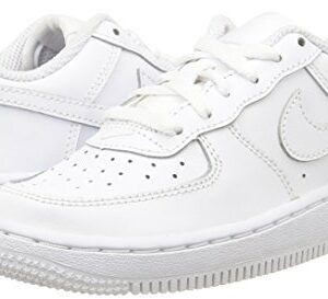 Nike Preschool Force 1 (PS) 314193 117 White on White - Size 12C