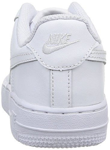 Nike Preschool Force 1 (PS) 314193 117 White on White - Size 12C