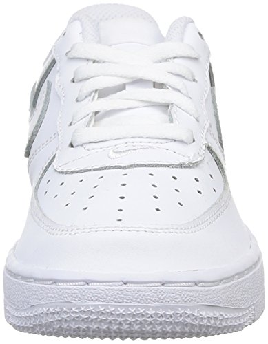 Nike Preschool Force 1 (PS) 314193 117 White on White - Size 12C