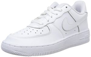 nike [314193-117] air force 1 ps pre-school shoes white/white