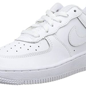 Nike [314193-117] AIR Force 1 PS PRE-School Shoes White/White