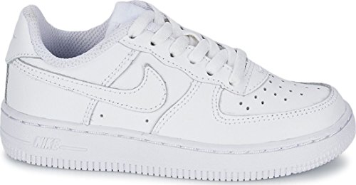 Nike [314193-117] AIR Force 1 PS PRE-School Shoes White/White