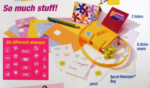 Barbie SECRET MESSAGES Doll w LOCKER, STAMPERS & MORE! (1999)