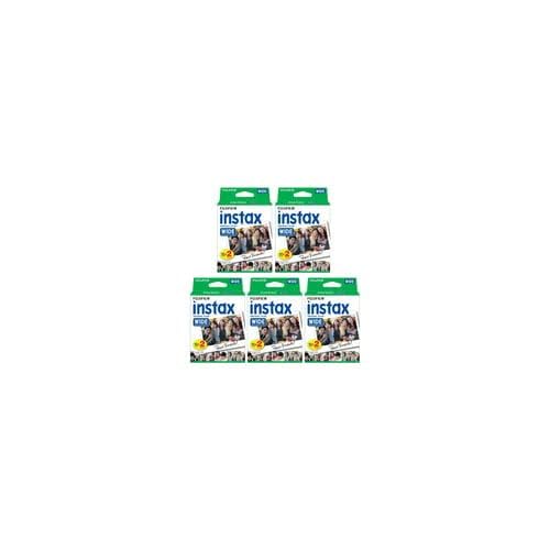 FujiFilm Instax Wide Picture Format Instant Film, 10 Exposures (Pack of 5 Twin Packs)