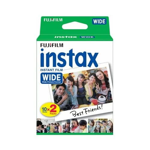 FujiFilm Instax Wide Picture Format Instant Film, 10 Exposures (Pack of 5 Twin Packs)