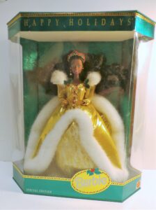 barbie happy holidays aa doll - special edition hallmark 2nd in series (1994)