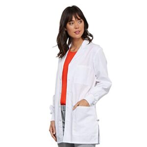 Cherokee Professionals Women Scrubs Lab Coats 32" 1362, L, White