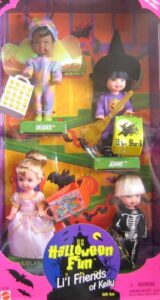 barbie kelly halloween fun lil friends of kelly gift set - target special edition (1998)