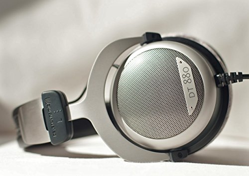 beyerdynamic DT 880 Premium Edition Over-Ear-Stereo Headphones. Semi-Open Design, Wired, high-end (32, 250, or 600 Ohm) (600 OHM, Gray)