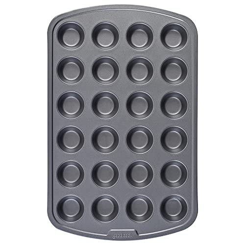 Good Cook 04029 Mini Non-Stick Muffin Pan, Steel, 1-7/8 in Dia x 14.6 in L x 9.3 in W x 6.8 in H