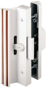 prime-line c 1116 diecast sliding door handle set, white (single pack)