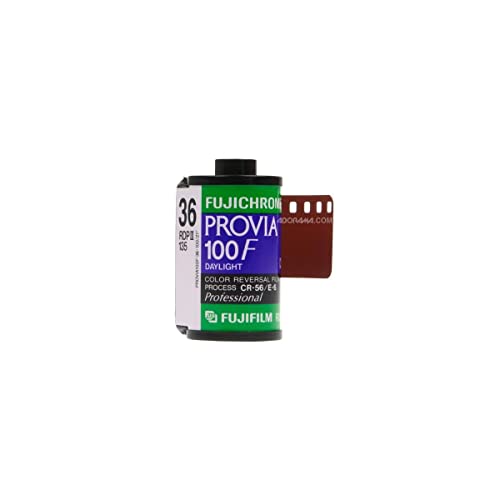 Fujifilm Fujichrome Provia 100F Color Slide Film ISO 100, 35mm, 5 Rolls of 36 Exposures
