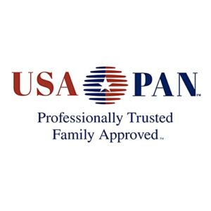 USA Pan Bakeware Half Sheet Pan, Warp Resistant Nonstick Baking Pan, Made in the USA from Aluminized Steel 17 1/4 x12 1/4 x1