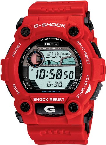 CASIO Men's G7900A-4 G-Shock Rescue Red Digital Sport Watch