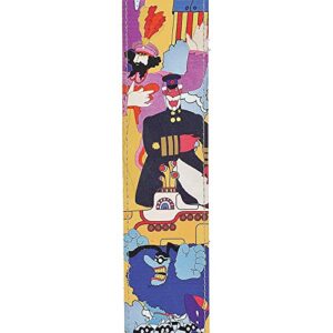 D'Addario Accessories Beatles Guitar Strap - Guitar Accessories - Electric Guitar Strap, Acoustic Guitar Strap, Acoustic Electric Guitar Strap & Bass Guitar Strap - Yellow Submarine