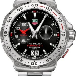 TAG Heuer Men's THWAH111CBA0850 Formula 1 Indy 500 Black Dial Watch