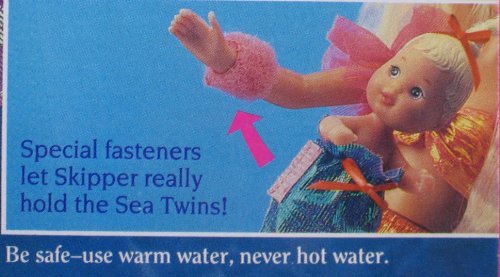 Barbie MERMAID SKIPPER & Sea Twins Dolls (1993)