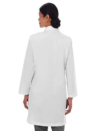 Meta 15113 Fundamentals Women's 37" Lab Coat White XS